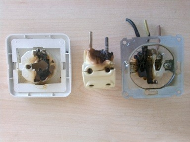 Priz değiştirme - yanmış priz